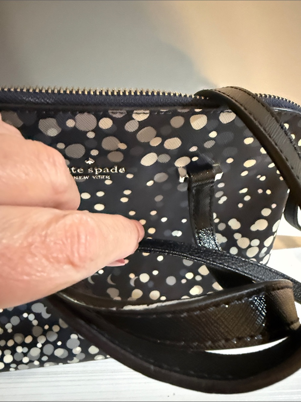 Kate Spade New York Maise Soiree Dot Medium Dome Satchel - Picture 8 of 8